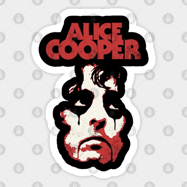Alice Cooper Sticker by marosh artjze